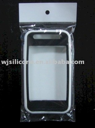 Silicone Skin Case For iphone 3G(double color) Vỏ silicon 2 màu cho iphone 3G