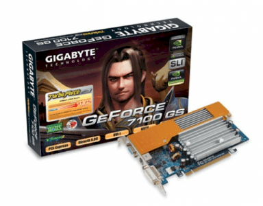 GIGABYTE GV-NX71G512P8-RH (NVIDIA GeForce 7100 GS, 128MB GDDR2, 64 bit, PCI Express x16)