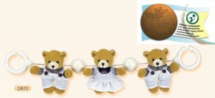 Pram Toy-soft Bears 2/613