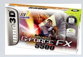 Inno3D Geforce FX 5500 (NDVIA Geforce FX 5700, 256MB, 128-bit, GDDR, AGP 8x)