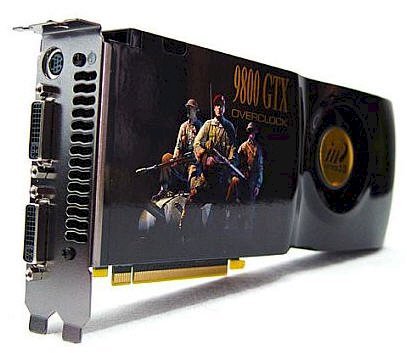 INNO3D Geforce 9800 GX2 OC (Geforce 9800 GX2 , 1GB, 256-bitx2,  GDDR3, PCI-Express x 16) 