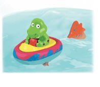 Zoomin' Bath Boat 11023(Thuyền hình chú ếch - Đồ chơi cho trẻ khi tắm)