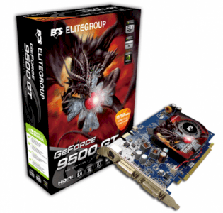 ECS N9500GT-512MU-F (GeForce 9500GT, 512MB, 128-bit, GDDR3, PCI Express 2.0 )