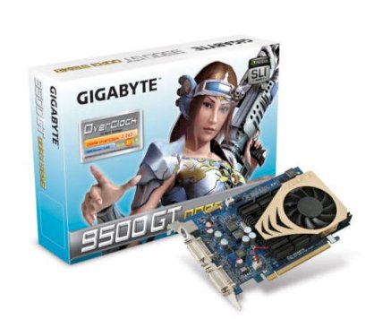 GIGABYTE GV-N95TD3-512H (NVIDIA GeForce 9500 GT, 512MB, 128-bit, GDDR3, PCI Express 2.0 x16)