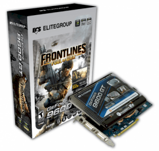 ECS N9600GT-512MX-P-FRONTLINES (GeForce 9600GT, 512MB, 256-bit, GDDR3, PCI Express 2.0 )