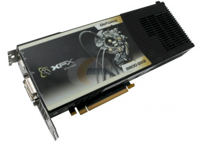 XFX PV-T98U-ZHD9 (GeForce 9800 GX2, 1GB, 512-bit, GDDR3, PCI Express 2.0 x16) 