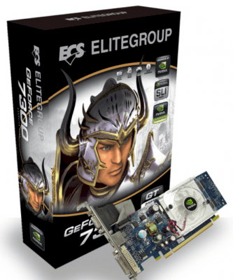ECS N7300GT- 512DZ (GeForce 7300 GT, 512MB, 128-bit, GDDR2, PCI Express x16)