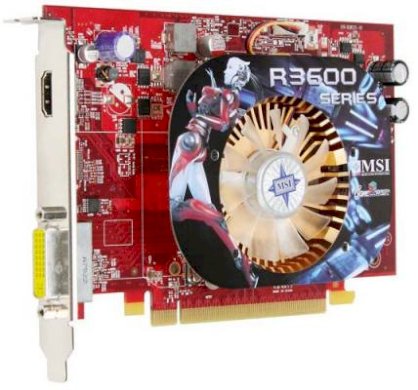 MSI R3650-MD512-OC (ATI Radeon HD 3650, 512MB, 128-bit, GDDR2, PCI Express x16 2.0) 