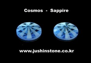 Pha lê Jushin loại Cosmos- Sappire 6mm