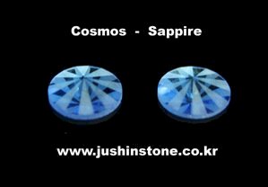 Pha lê Jushin loại Cosmos- Sappire 8mm