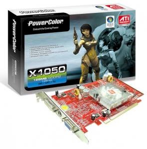 POWERCOLOR X1050 (ATI Radeon X1550, 128MB, 64-bit, GDDR2, PCI Express x16) 