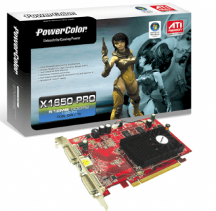 PowerColor X1650 PRO 512MB (ATI RADEON X1650, 512MB, 128-bit, GDDR2, PCI Express x16)