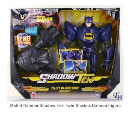 Mattel Batman Shadow Tek Twin Blasters Batman Figure K4027