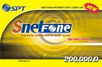 Thẻ gọi Internet quốc tế - Snetfone200