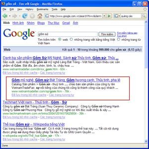 GKey - Quảng cáo Google trên 1 đến 10 kết quả tìm kiếm đầu tiên
