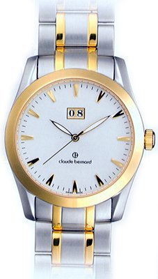 Claude Bernard Men's Watches Business Class Frequent Treveller Big Date Time Square 60008-357-AID