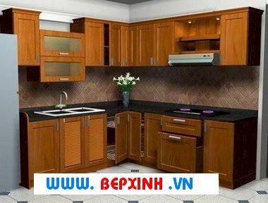 Tủ bếp cổ điển Bepxinh Clasic03