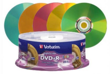 Verbatim DVD-R LightScribe 16X (5 Colour)