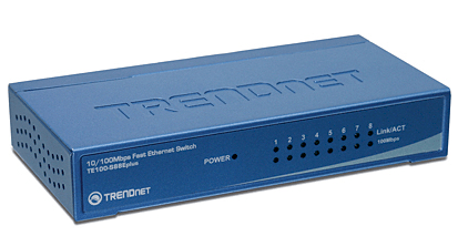 TRENDnet TE100-S88Eplus 8-Port 10/100Mbps Switch 