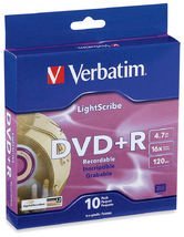 Verbatim DVD-R LightScribe 16X (1 Colour)