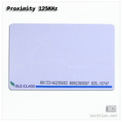Thẻ cảm ứng (Proximity, 125KHz) loại mỏng