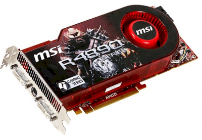 MSI R4890-T2D1G (ATI Radeon HD 4890, 1GB, 256-bit, GDDR5, PCI Express x16 2.0)