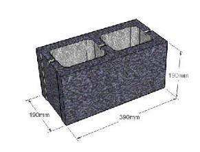 Gạch Block Bê tông LBB 190 X 190 X 390 mm)
