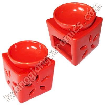 Lò đốt tinh dầu bằng gốm AG 006red