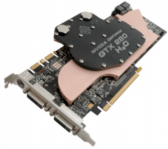 BFG NVIDIA GeForce GTX 280 H2O (NVIDIA GeForce GTX 280, 1GB, 512-bit. GDDR3, PCI Express x16 2.0) Water Cooling Solution