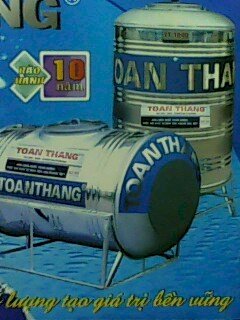 Bồn inox Toàn Thắng 3000L đứng Ø1140