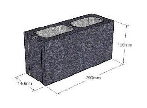 Gạch Block Bê tông LBB 140 X 190 X 390 (mm)