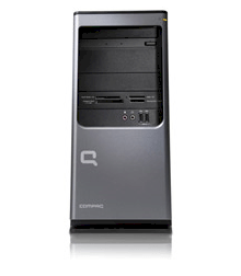 Máy tính Desktop HP Compaq presario SG3712L (NJ054AA) (Intel Dual-Core E5200 2.5GHz, 2GB RAM, 160GB HDD, VGA Intel GMA 3100, Free DOS, không kèm theo màn hình)