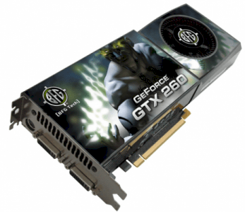 BFG NVIDIA GeForce GTX 260 OCX (NVIDIA GeForce GTX 260, 896MB, 448-bit, GDDR3, PCI Express 2.0)