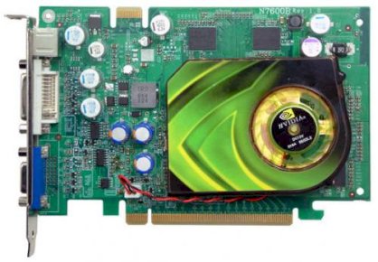 Jetway N73GT-EI-256L (NVIDIA GeForce 7300 GT, 256MB, GDDR3, 128-bit, PCI-Express x16)  