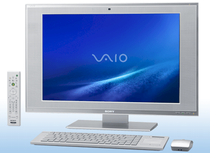 Máy tính Desktop Sony Vaio VGC-LV240J/S (Intel Core 2 Duo E7400 2.8GHz, 4GB RAM, 320GB HDD, VGA Intel GMA X4500HD, 24inch, Windows Vista Home Premium)