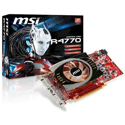 MSI R4770-T2D512 (ATI Radeon HD 4770, 512MB, 128-bit, GDDR5, PCI Express x16 2.0)