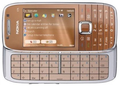 Nokia E75 Copper yellow