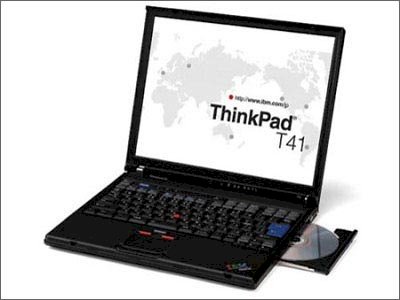 IBM ThinkPad T41 (Intel Pentium M 725 1.6GHz, 512MB RAM, 60GB HDD, VGA ATI Mobility Radeon 7500, 14.1 inch, Windows XP Professional)