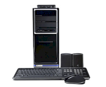 Máy tính Desktop Gateway LX4710-01 (Intel Core 2 Quad Q9300 25.GHz, 4GB RAM, 640GB HDD, VGA ATI Radeon HD3450, Windows Vista Vista)