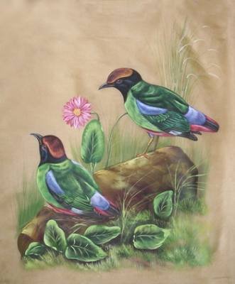 Embroidery picture Birds BEVHS1204