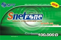 Thẻ gọi internet quốc tế Snetfone MG 100.000vnd