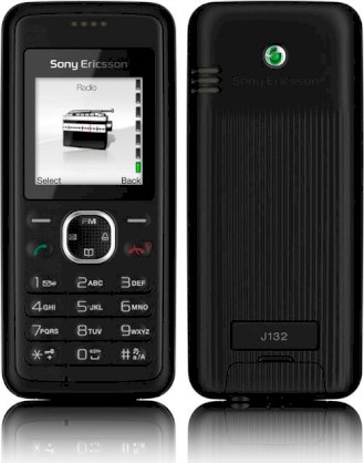 Sony Ericsson J132 Night Black