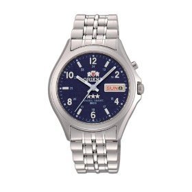  Orient Men's Automatic Day and Date Blue Stainless Steel Watch #BEM6G006D  