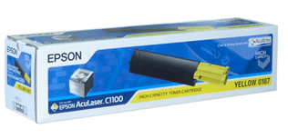 Epson Aculaser C13S050187 yellow toner cartridge C1100