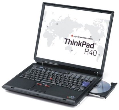 Lenovo ThinkPad R40 (Intel Celeron M 420 1.6Ghz, 256MB RAM, 30GB HDD, VGA ATI Radeon 7500, 14.1 inch, Windows XP Professional)