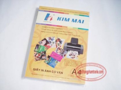 Giấy in ảnh có vân Kim Mai