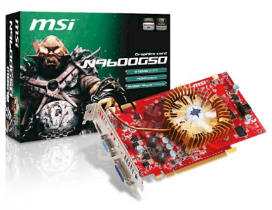 MSI N9600GSO-MD512 Classic (NVIDIA GeForce 9600 GSO, 512MB, GDDR3,128bit, PCI Express x16 2.0)   