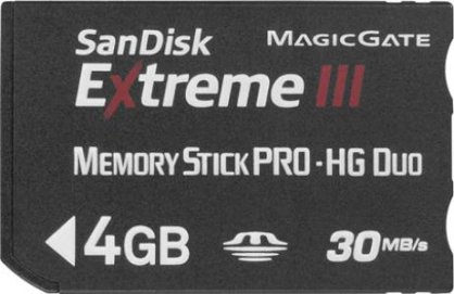 Sandisk Memory Stick PRO-HG Duo Extreme III 4GB 