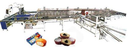 Dây chuyền sản xuất bánh bông lan TA400