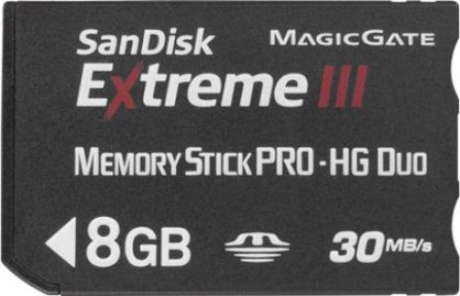 Sandisk Memory Stick PRO-HG Duo Extreme III 8GB 